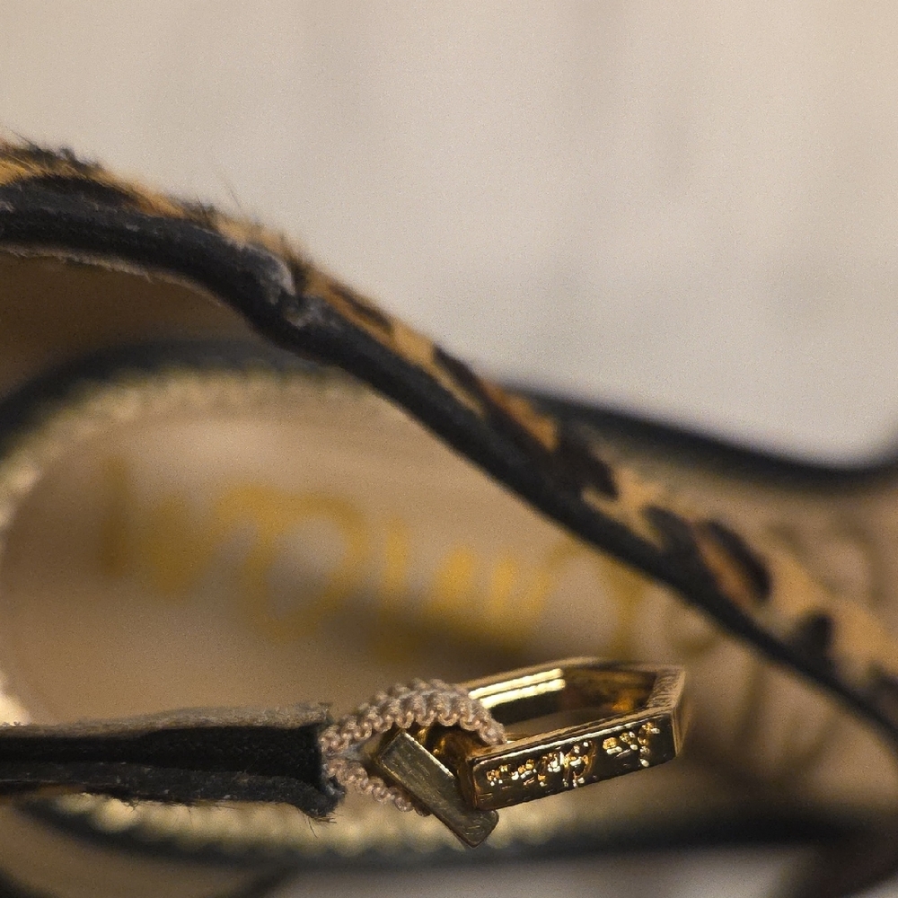 Sam Edelman Leopard and Black Heels - Picture 6 of 6